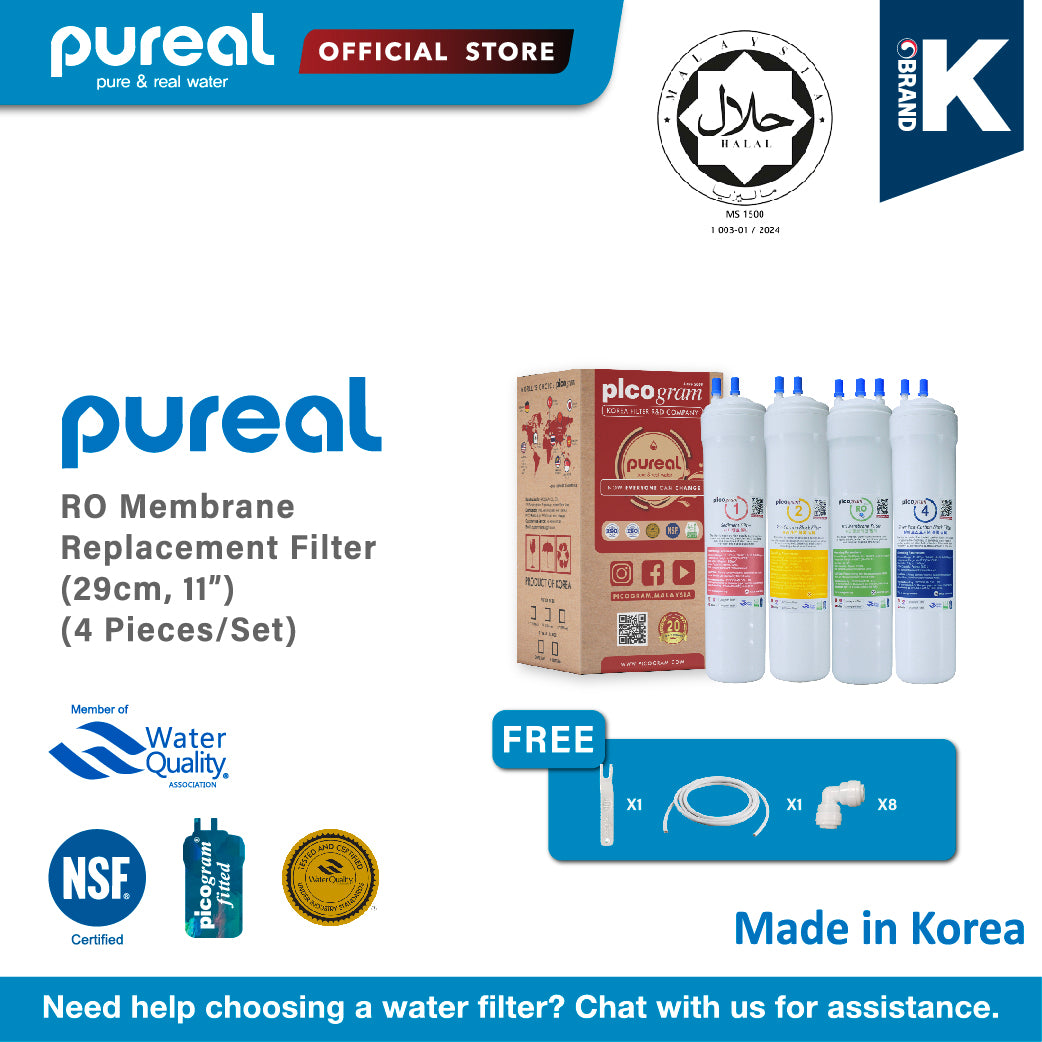 (Jakim halal)29cm/UF/RO Set/Korea Picogram Water Filters / Water Dispenser / Water Purifier / Cartridges