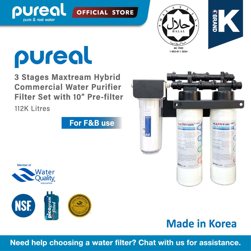 (Jakim Halal Certified) Experience Unrivaled Purity with the Maxtream Hybrid Water Filtration System - The Heartbeat of Your F&amp;B Operation