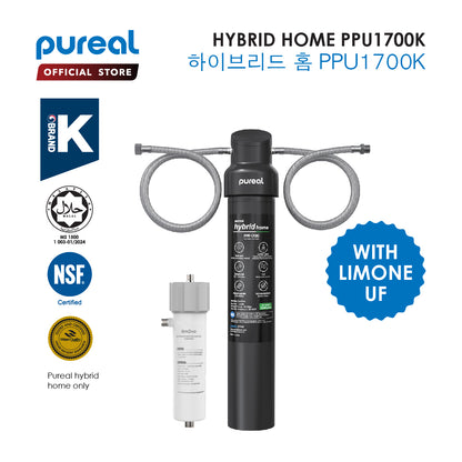 (Jakim HALAL) Pureal Hybrid Home PPU1700K Under Sink Water Filter 75,700 Litres, NSF 42 &amp; 372, Food Preparation