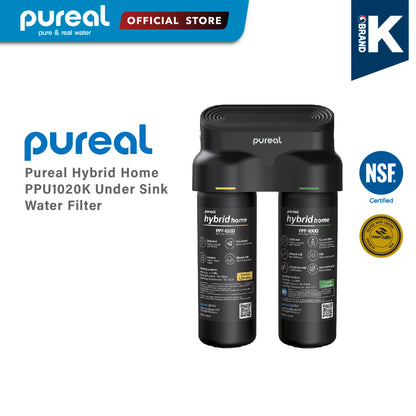 Pureal Hybrid Home PPU1020K UnderSink Water Filter 38,000L, Food Preparation, Boiler, Coffee (PRE-ORDER 30days)