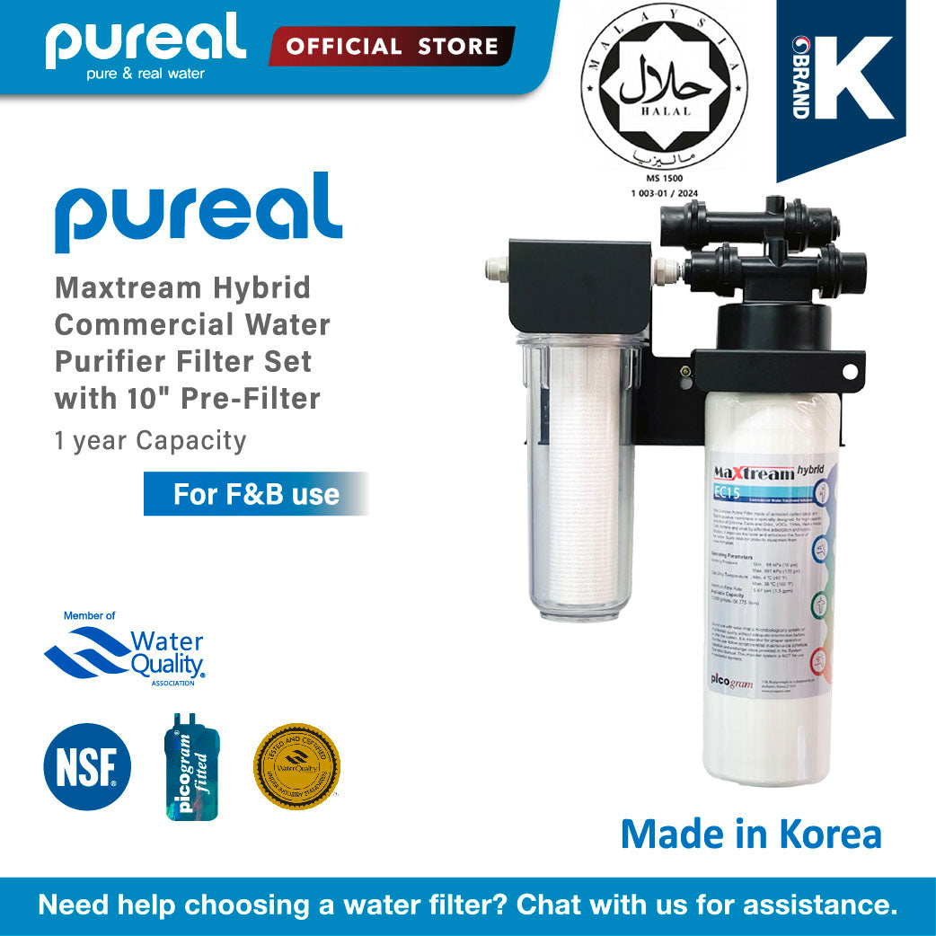 (Jakim Halal Certified) Experience Unrivaled Purity with the Maxtream Hybrid Water Filtration System - The Heartbeat of Your F&amp;B Operation