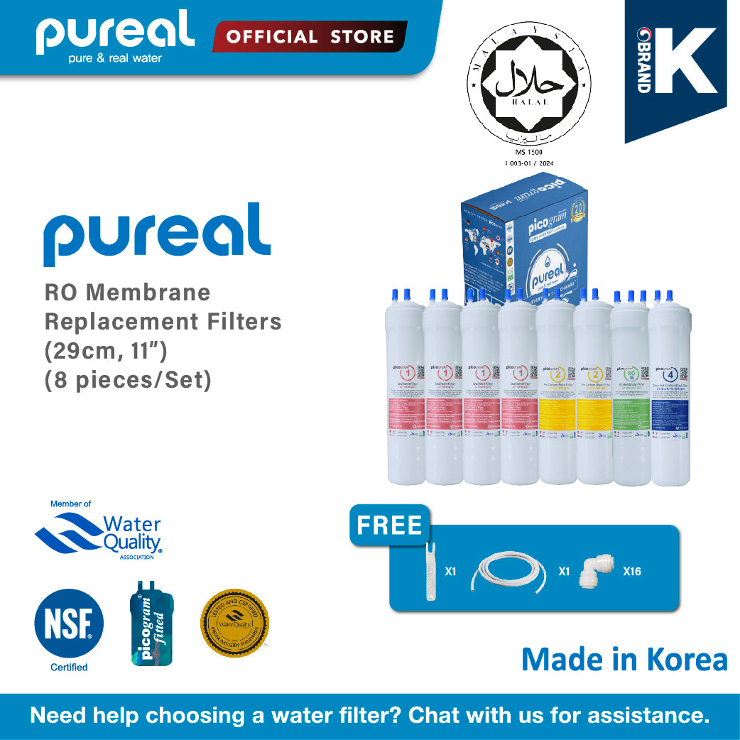 (Jakim halal)29cm/UF/RO Set/Korea Picogram Water Filters / Water Dispenser / Water Purifier / Cartridges