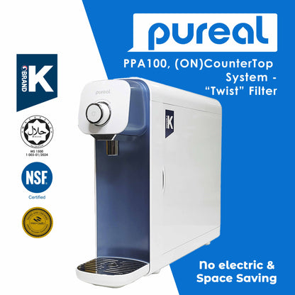 (Jakim Halal Certified) Korea Premium Pureal Standard Tankless Ambient Water Purifier