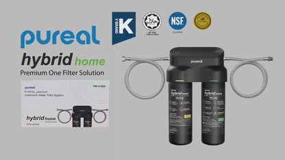 Pureal Hybrid Home PPU1020K UnderSink Water Filter 38,000L, Food Preparation, Boiler, Coffee